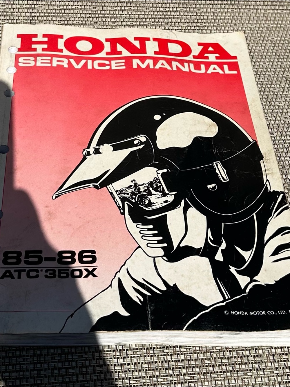 Honda Service Manual 85-86 ATC 350X